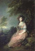 Thomas Gainsborough mrs.richard brinsley sheridan Spain oil painting artist